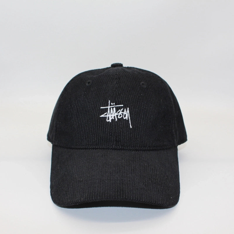Unisex Retro Minimalist Letter Embroidery Curved Eaves Baseball Cap
