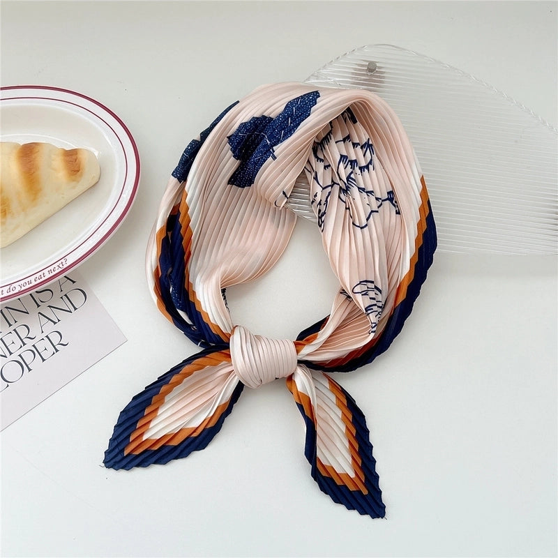 Women's Casual Minimalist Flower Polyester Printing Scarf
