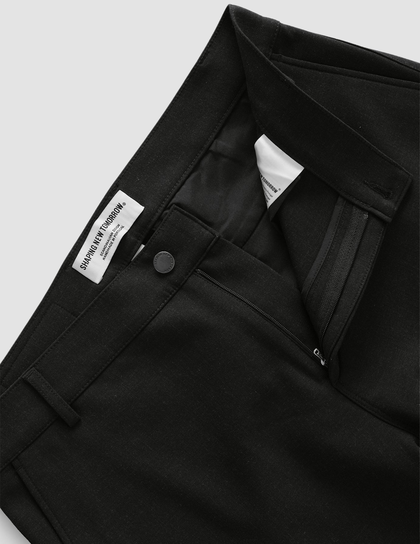 Heavy Edition Pants Slim Black Melange