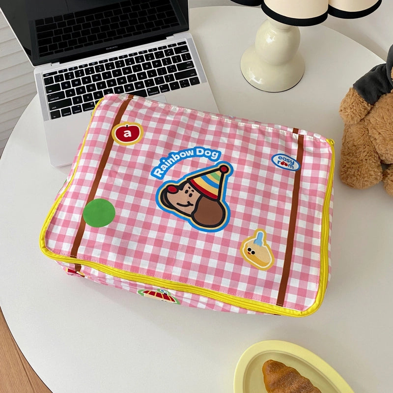 Cute Minimalist Cartoon Cloth Storage Bag