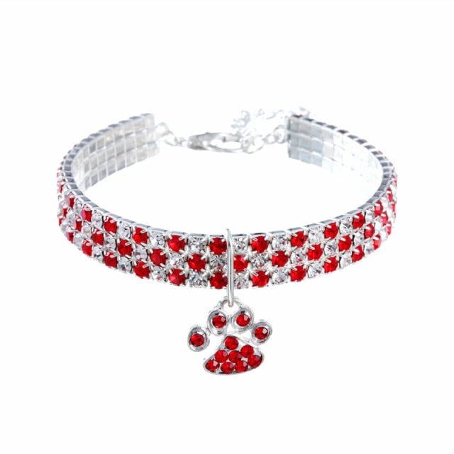 Footprints Dog Cat Jewelry Collar