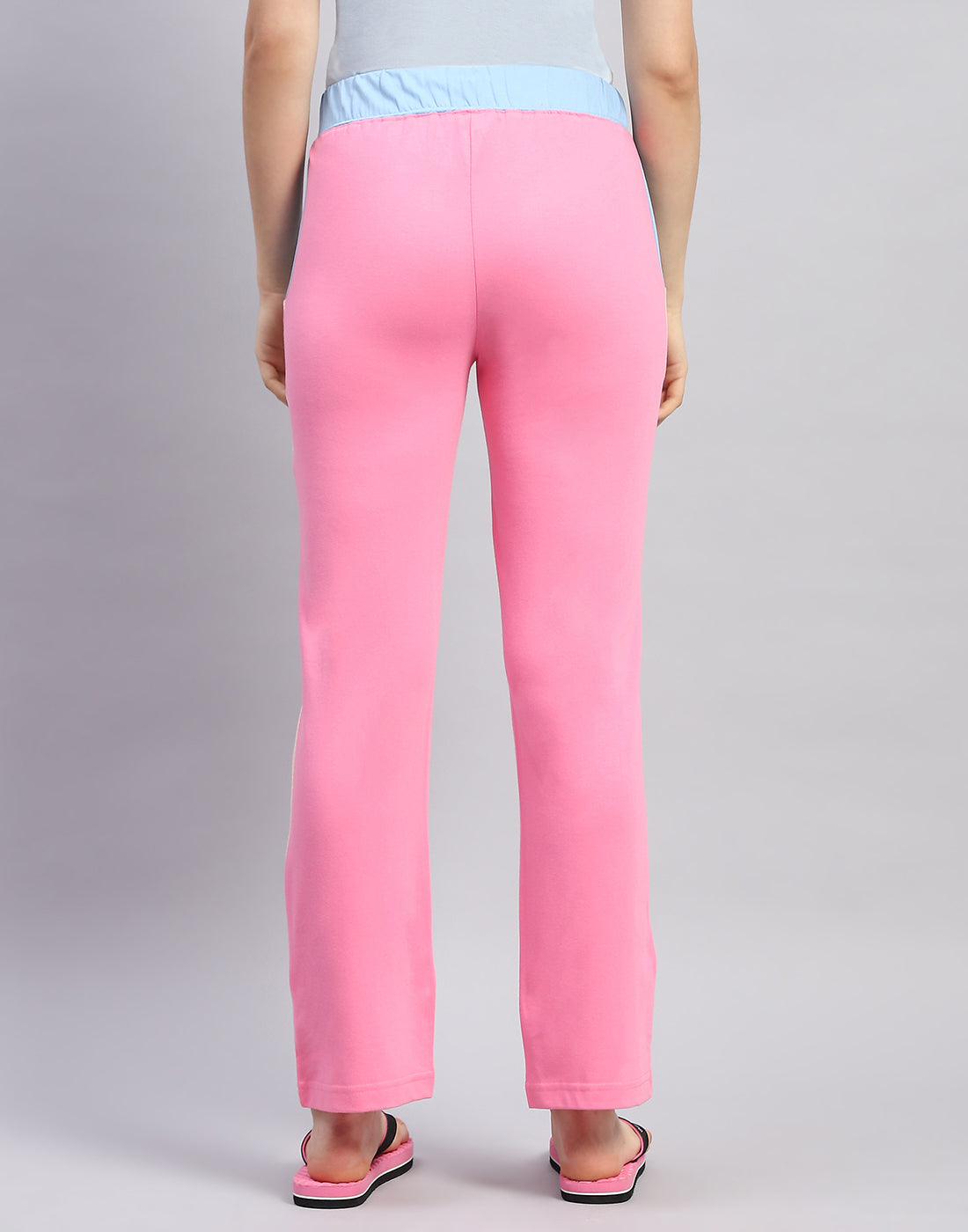 Women Pink Printed Regular Fit Lower