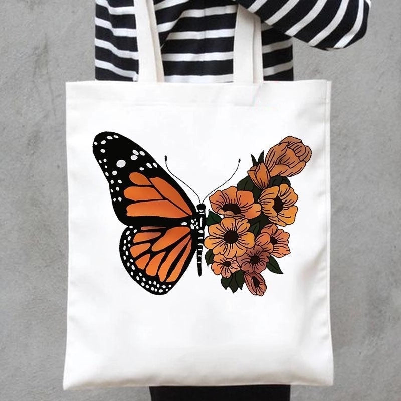 Women's Minimalist Butterfly Shopping Bags