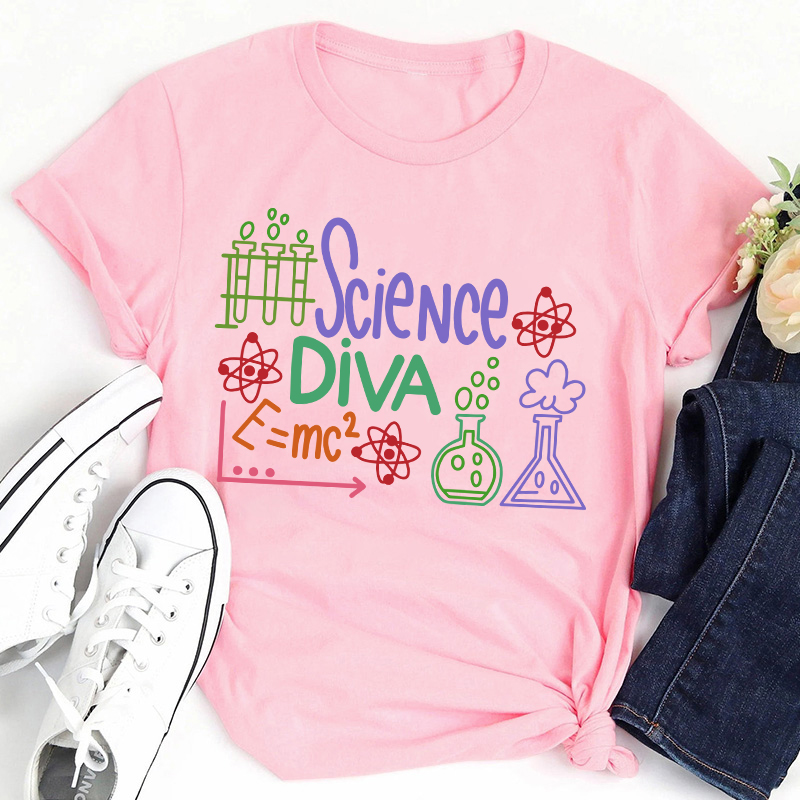 Science Diva Teacher T-Shirt