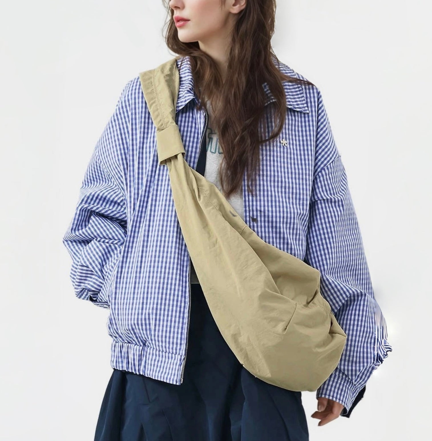 Corduroy Cozy Crescent Bag