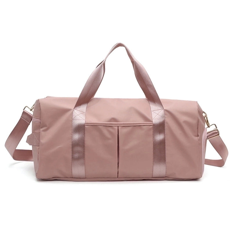 Unisex Fashion Solid Color Nylon Waterproof Travel Bags