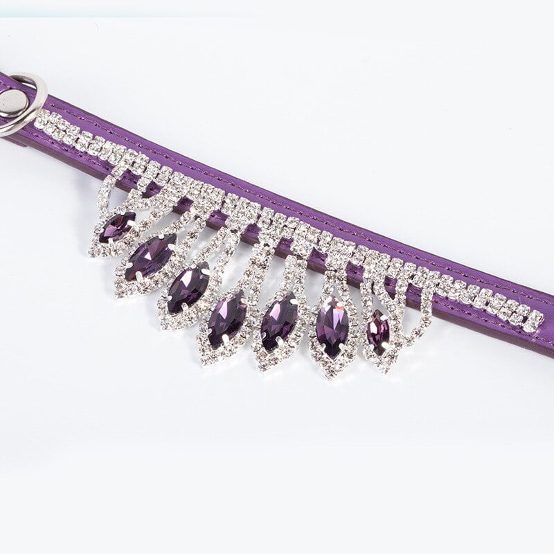 Rhinestone Necklace Dog Cat Collar