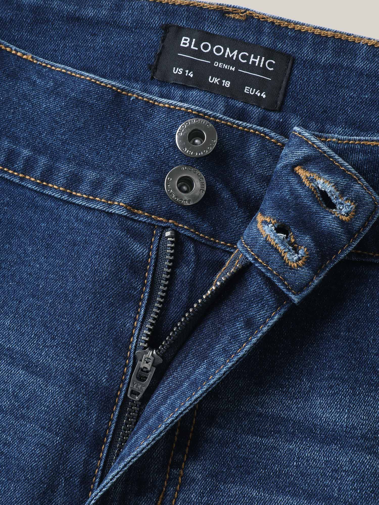 Classic Straight-Leg Denim Shorts