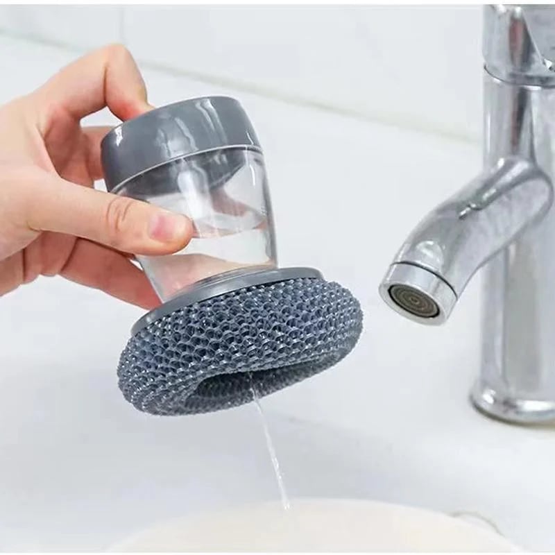 🔥 BIG SALE - 49% OFF 🔥🔥Kitchen Soap Press Dispensing Palm Brush