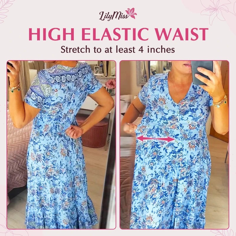 🎁LAST DAY SALE-49% OFF🎁Floral Print V-neck Dress