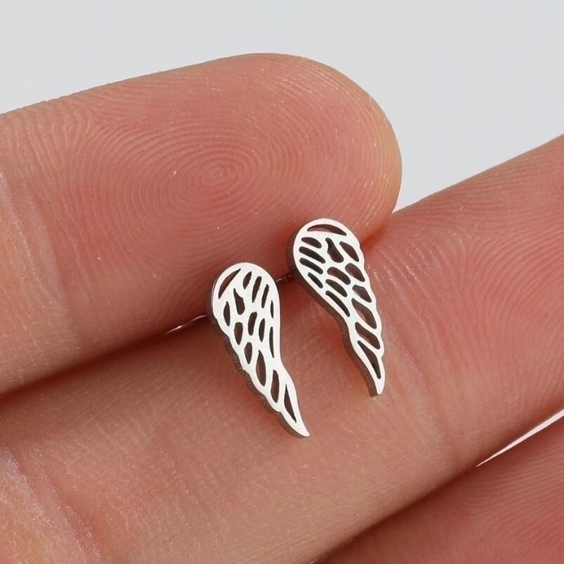 Fashion Geometric Plating 201 Stainless Steel No Inlaid 18K Gold Plated Ear Studs