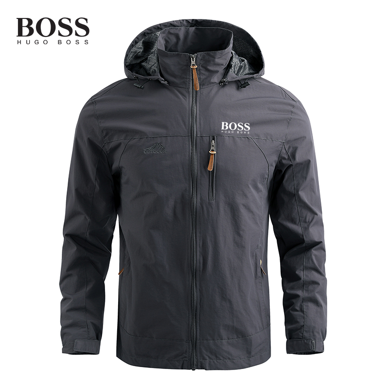 BOSS Men-s Casual Waterproof Jacket