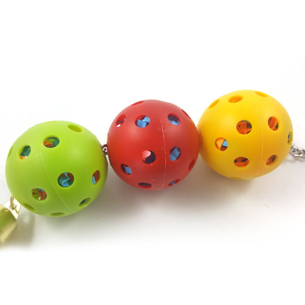 Bell Chewing Colorful Toys For Birds