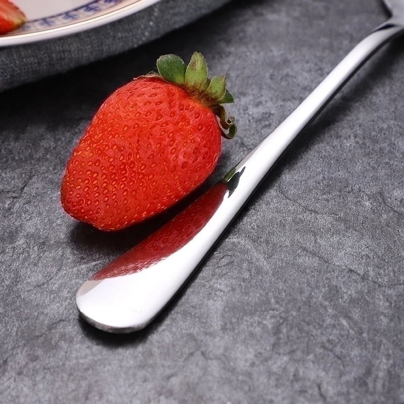 Fashion Solid Color Stainless Steel Tableware 4 Pieces