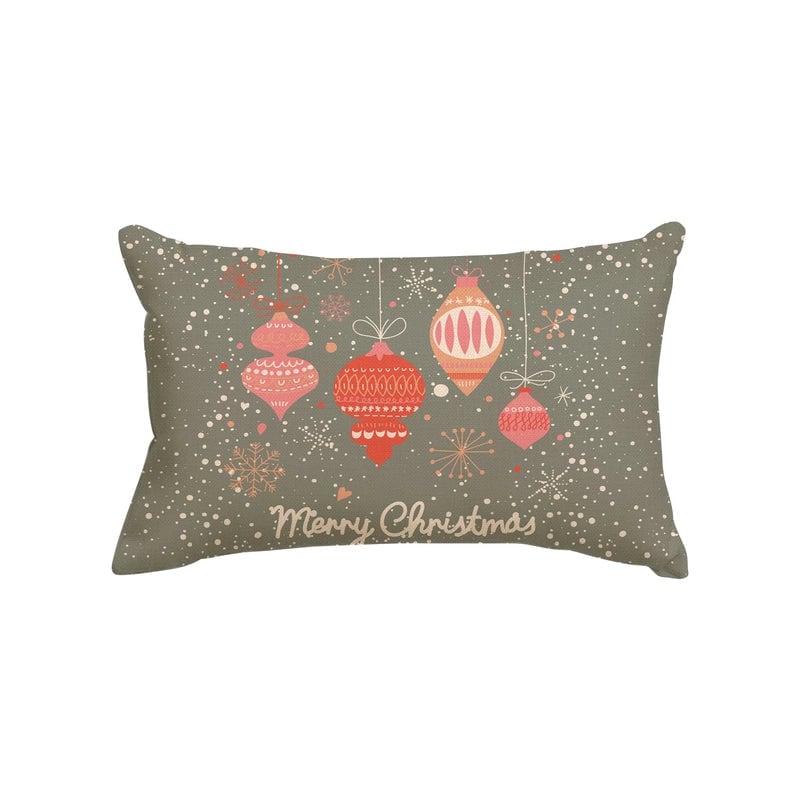 Christmas Vacation Letter Linen Pillow Cases Couch & Sofa Decor