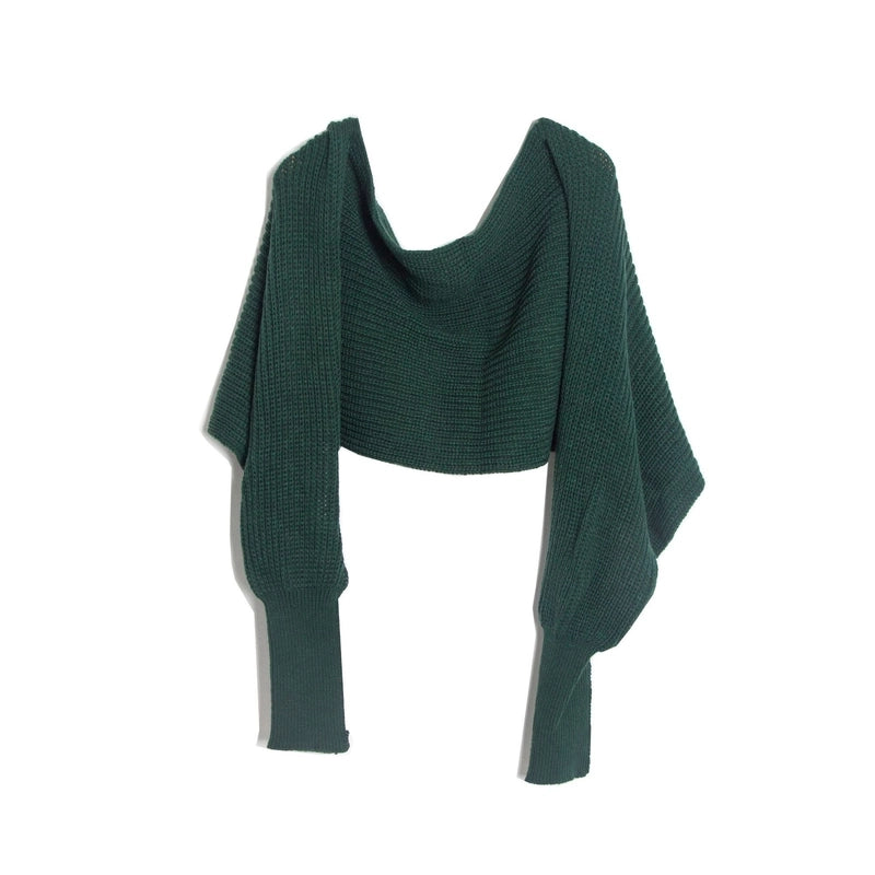 Unisex Casual Minimalist Solid Color Acrylic Shawl