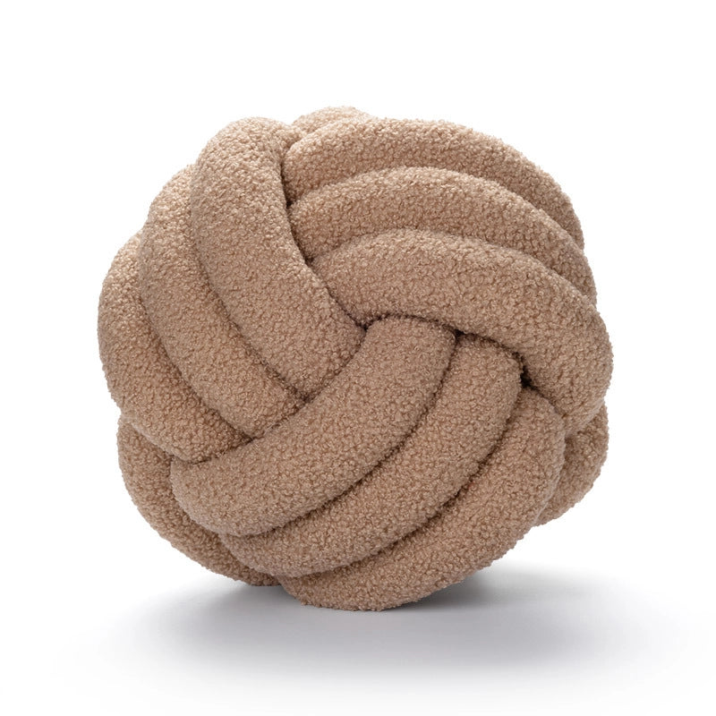 Fashion Solid Color Plush Throw Pillow