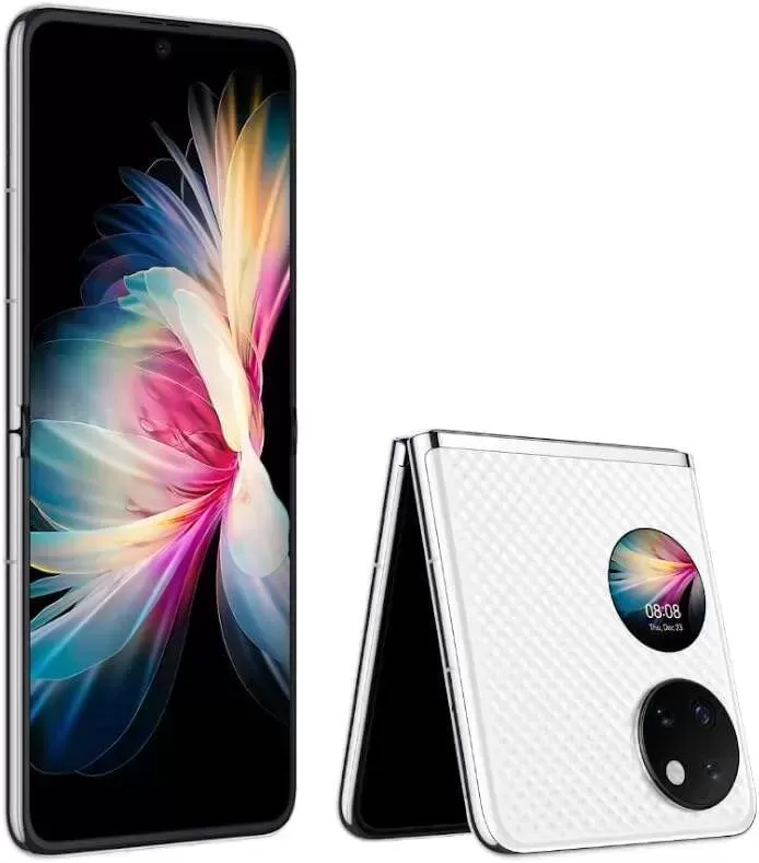 P50 Pocket 256GB 8GB RAM Factory Unlocked (GSM Only | No CDMA - not Compatible with Verizon/Sprint) | No Google Play Installed - White