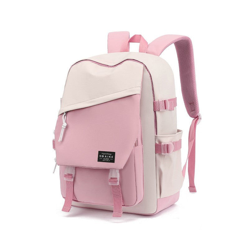 Trendy Lightweight Oxford Cloth Student Backpack