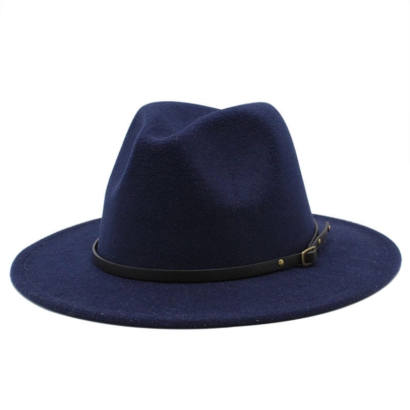 Designed Explosions Jazz Hat Autumn And Winter British Retro Top Hat Women's Fashion Women's Woolen Hat