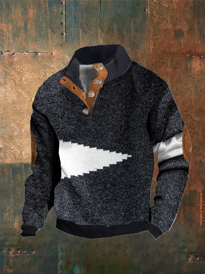 Men'S Casual Printed Sweatshirt