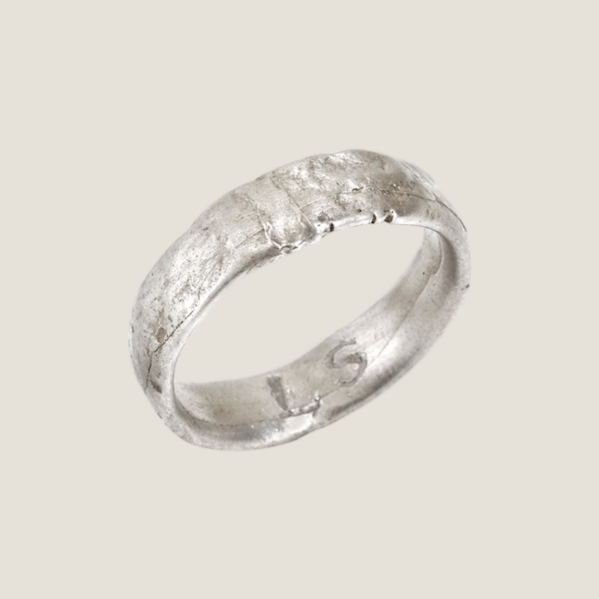 Handmade LS Sterling Silver Ring | By Liza Shtromberg