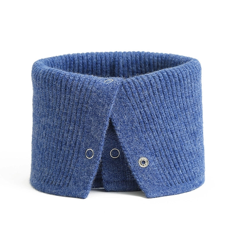 Unisex Minimalist Solid Color Yarn Solid Color Scarf