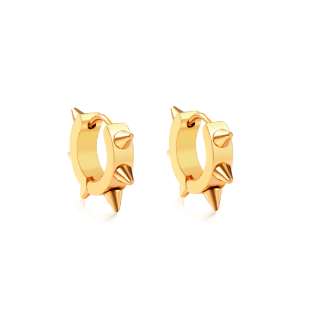 Spiked hoops - Gold