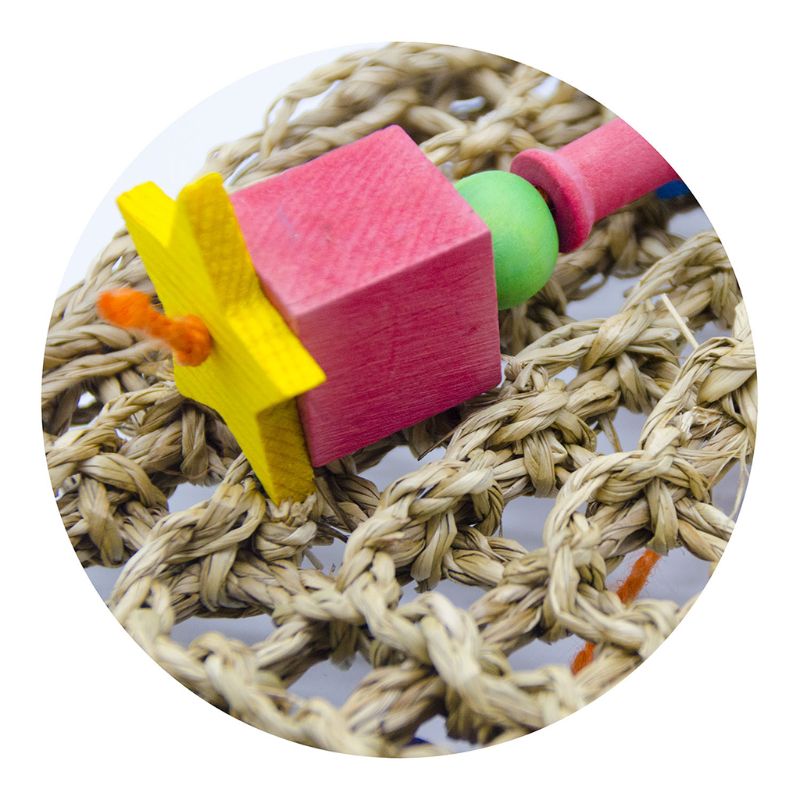 Braid Rope Net Bird Toy