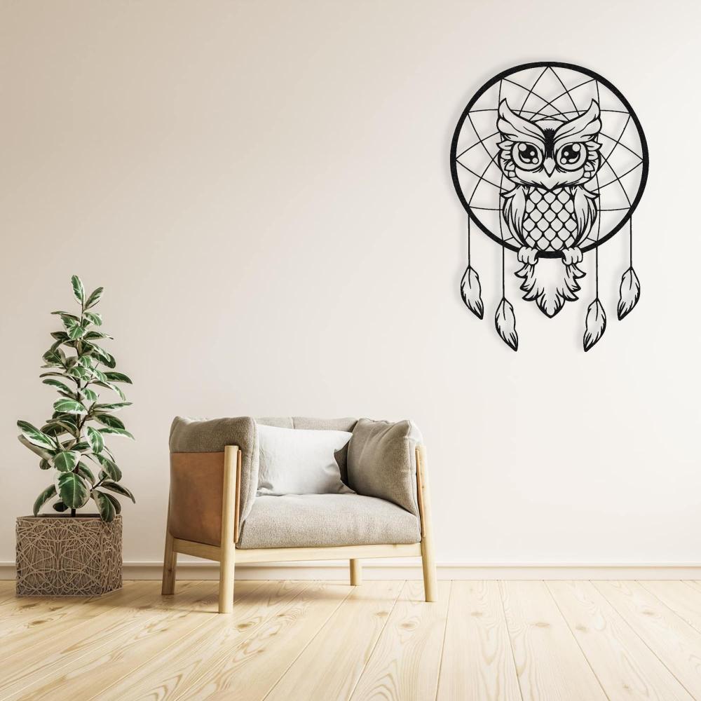 Wise Owl Line Art