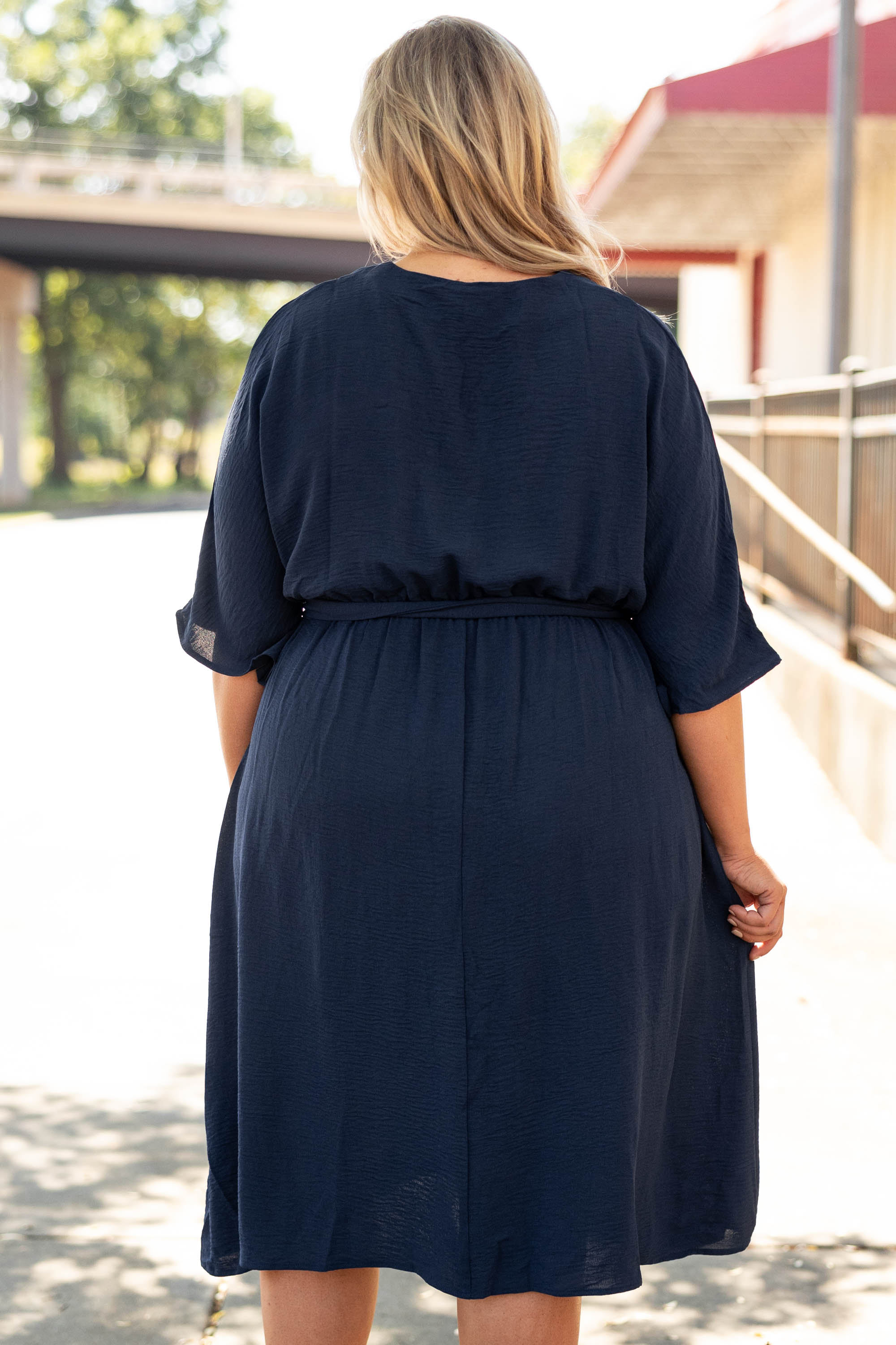 Hopelessly Yours Dress. Navy