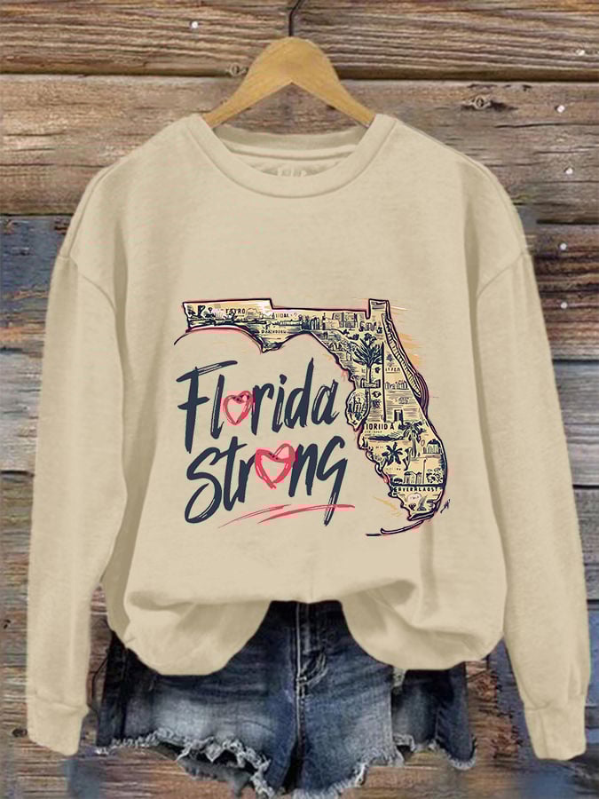 Women's Florida Strong Printed Sweatshirt