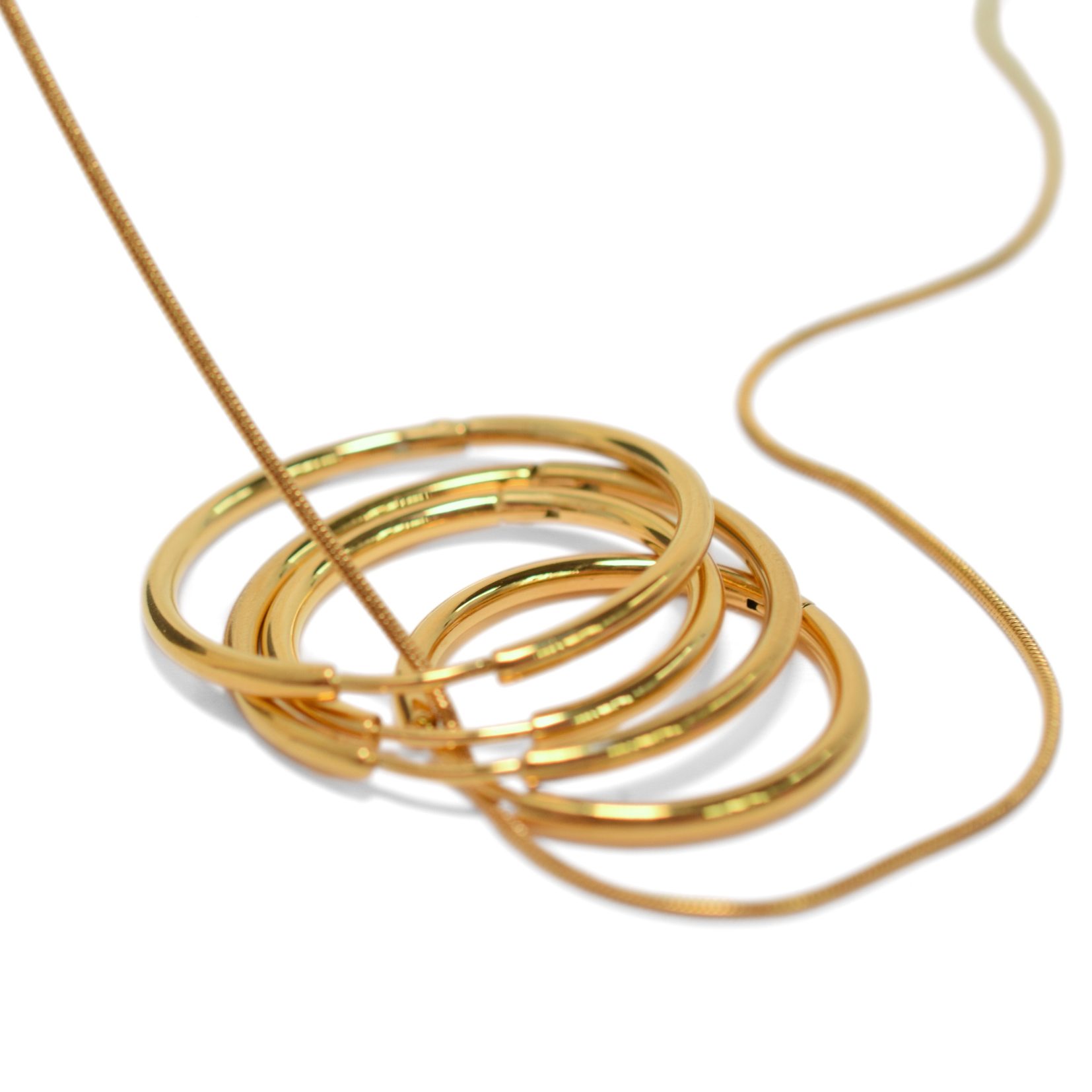 25mm slim style hoops - Gold