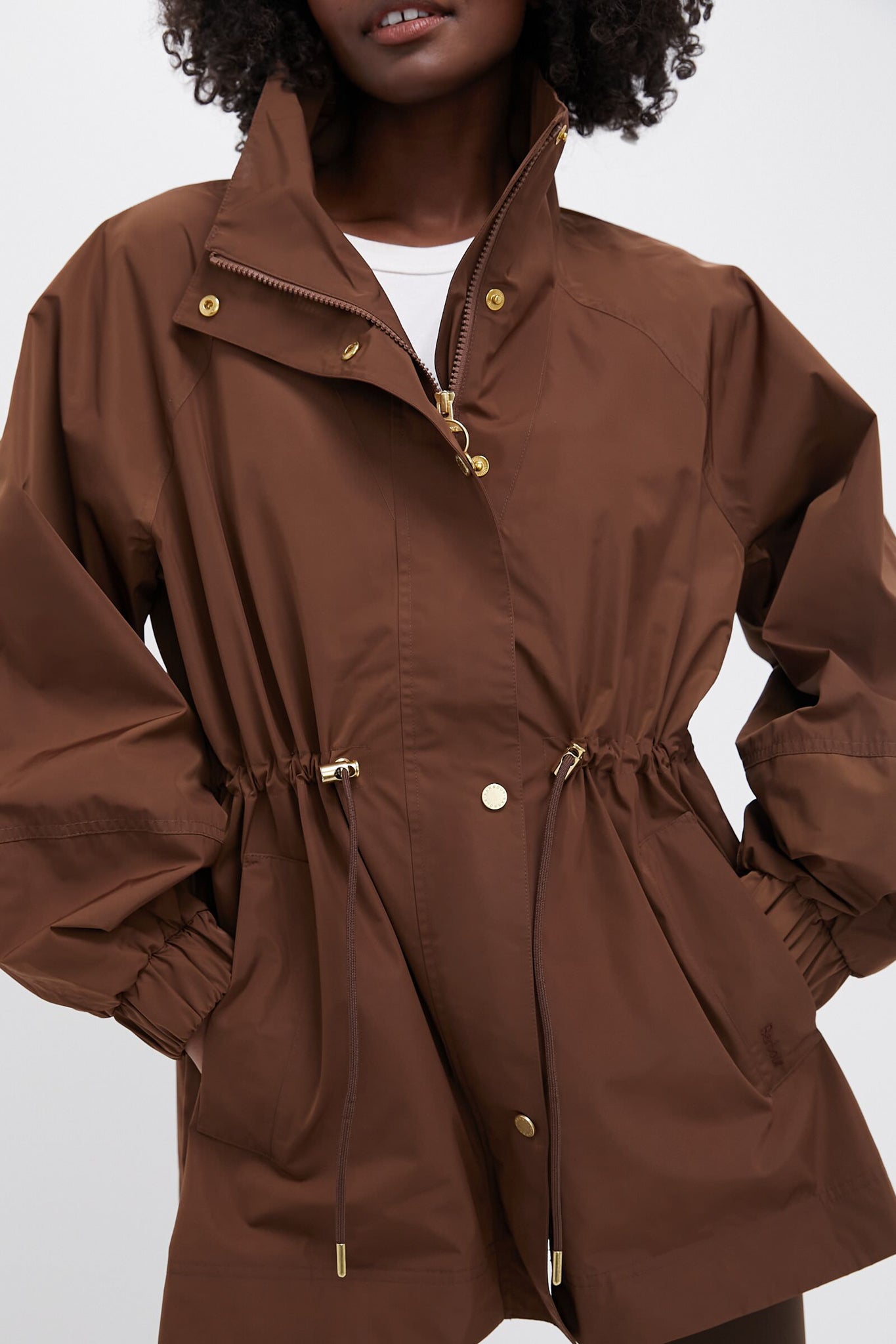 Brown Suri Showerproof Jacket