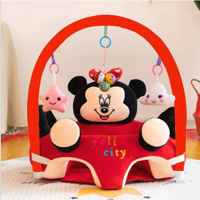 ANIMALS FACES SEAT WITH TOY BAR