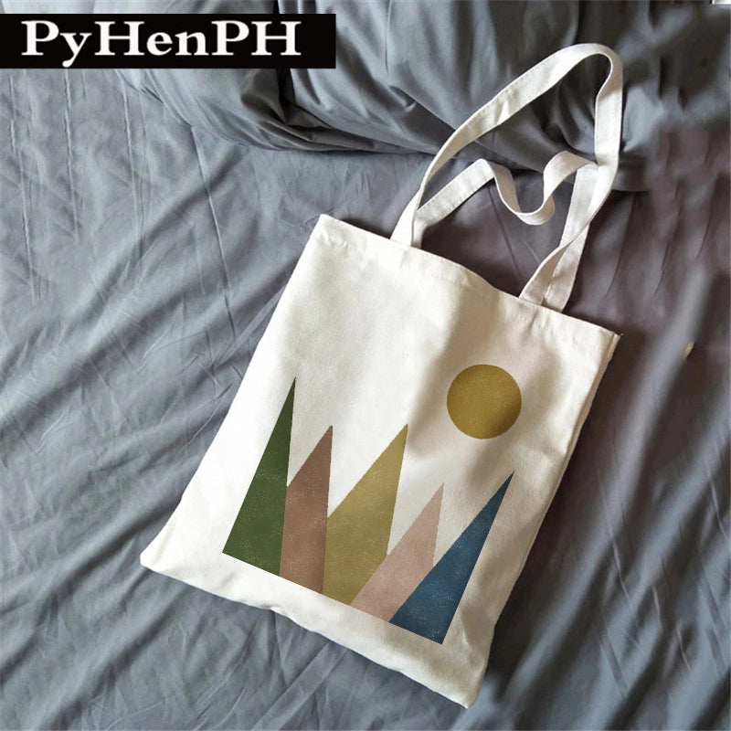 Women's Small Canvas Color Block Vintage Style Classic Style Square Open Shoulder Bag