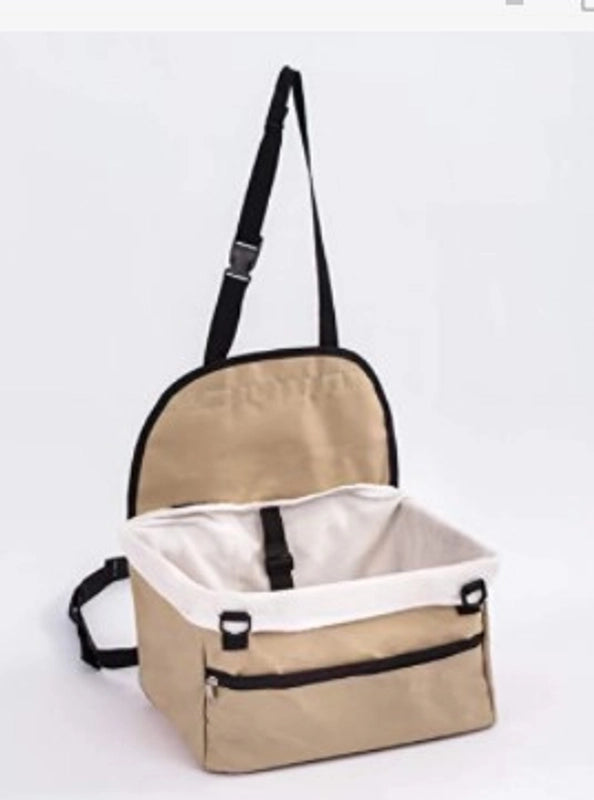 Minimalist Classic Style Cloth Color Block Pet Bags For Travel