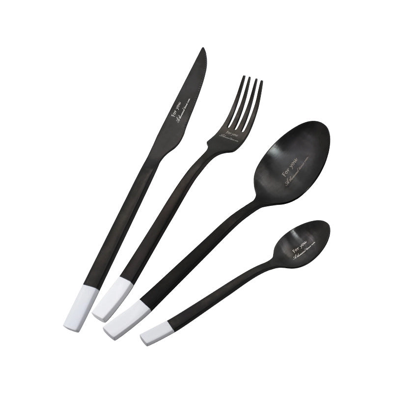 Casual Solid Color Stainless Steel Tableware