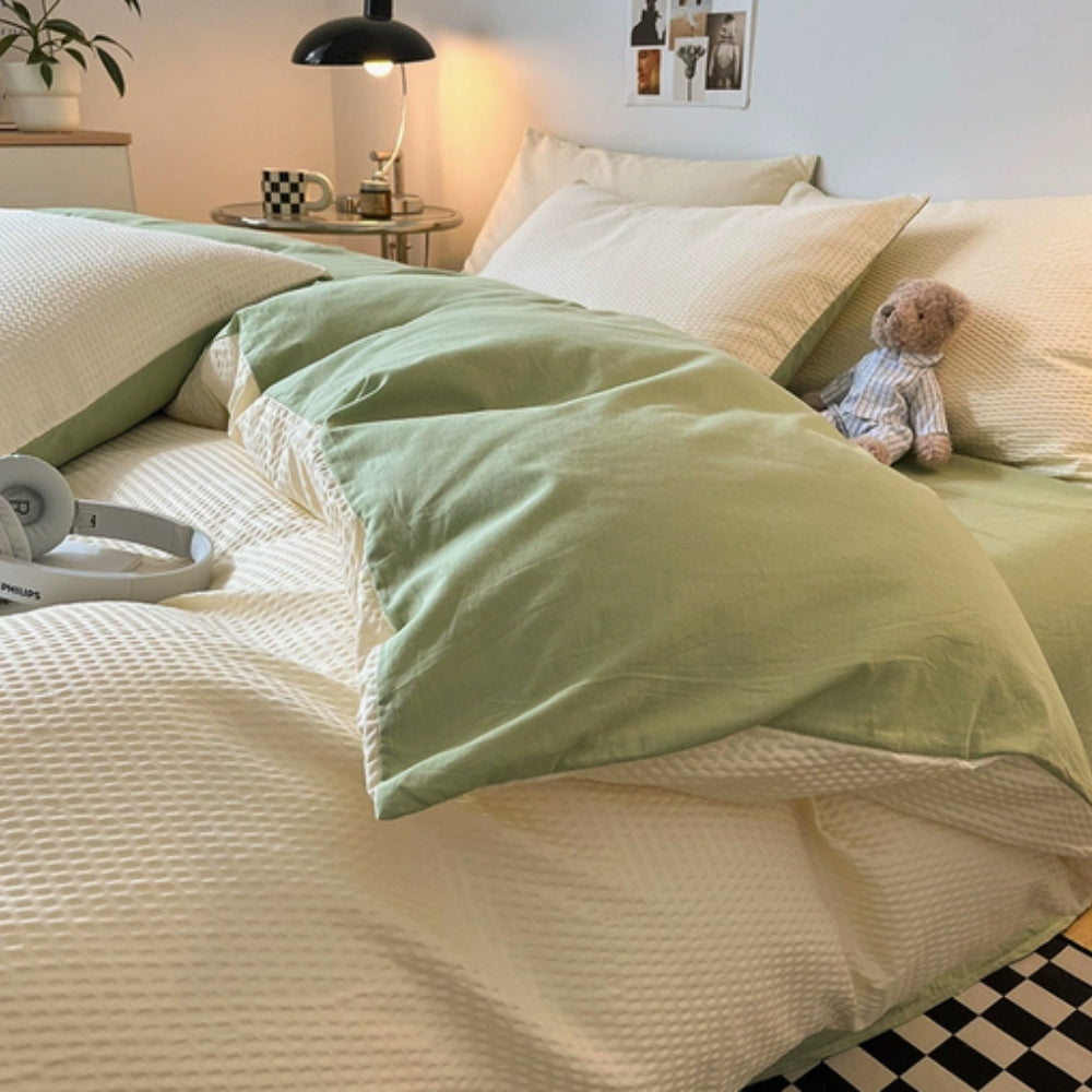 Beaumont Ultra-Soft Waffle Quilt Set | 3pcs Set