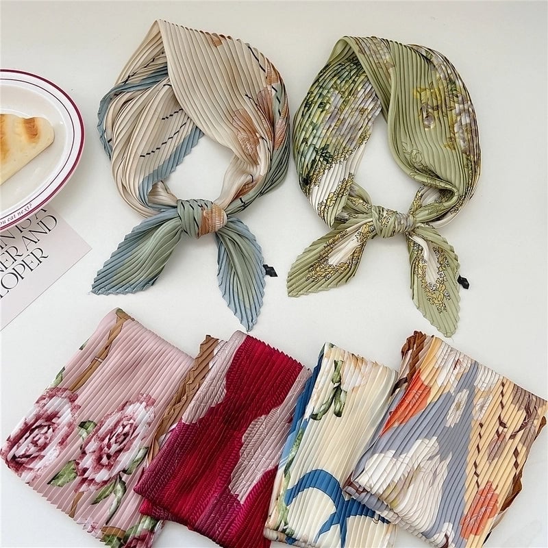 Women's Casual Minimalist Flower Polyester Printing Scarf