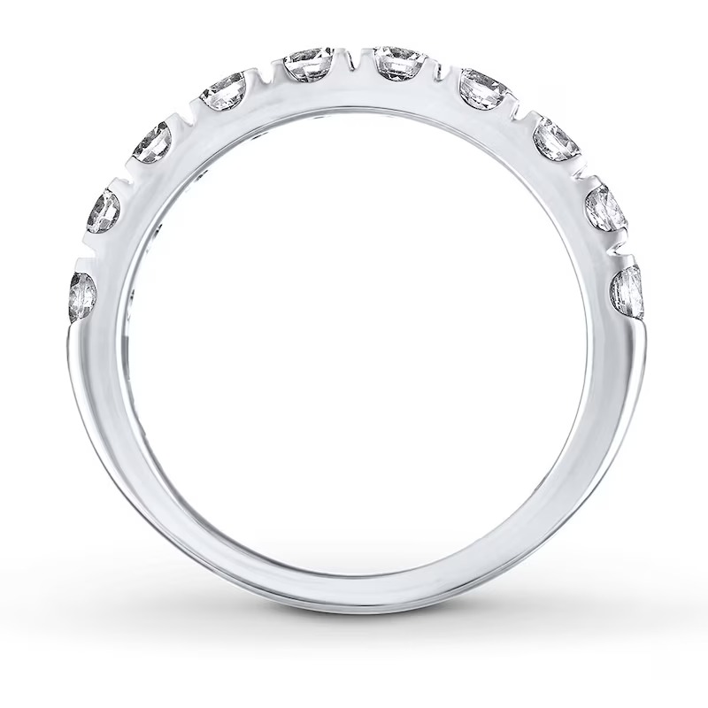 THE LEO Diamond Anniversary Ring 1 ct tw Round-cut 14K White Gold