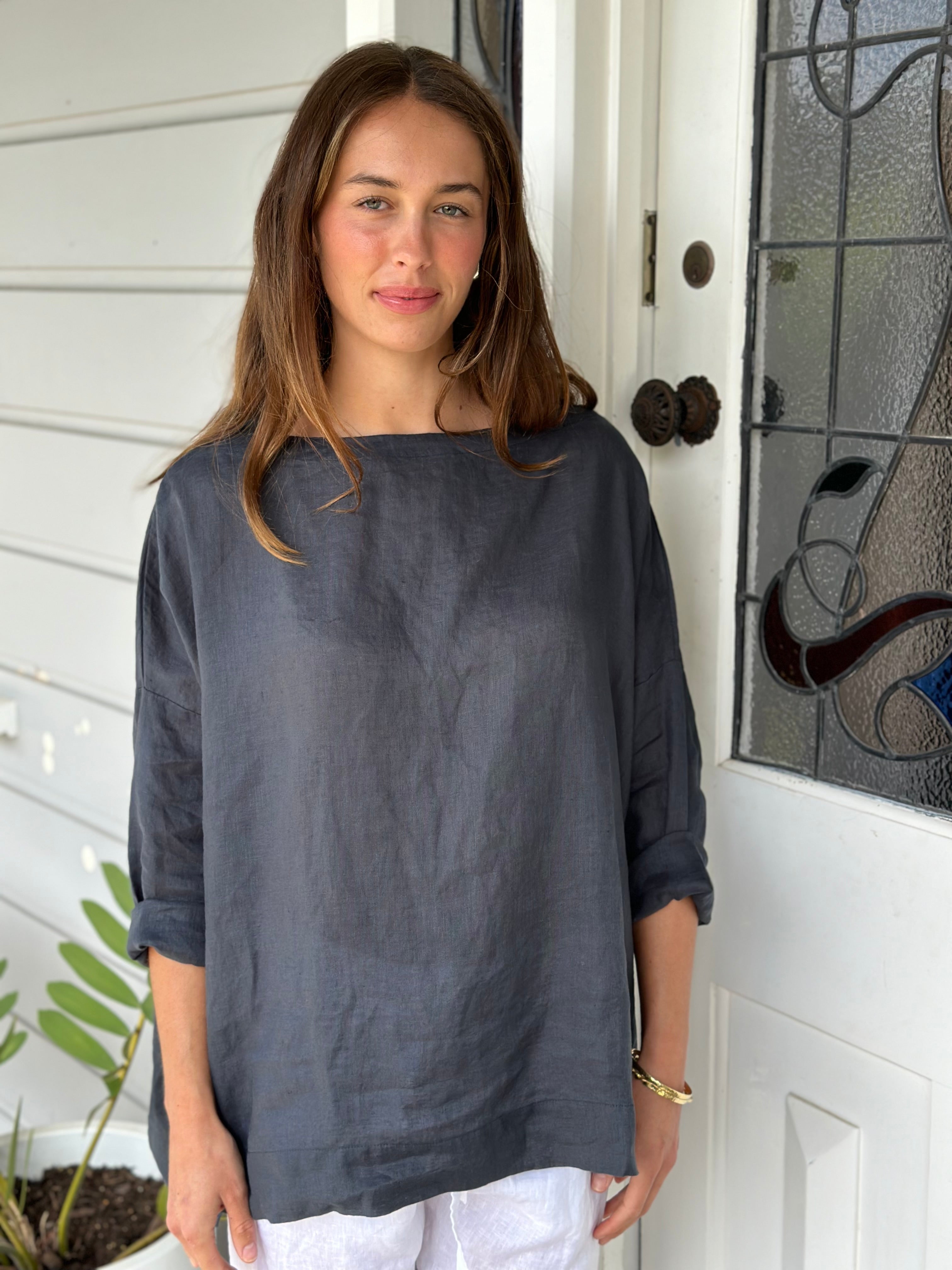 avril top-charcoal linen
