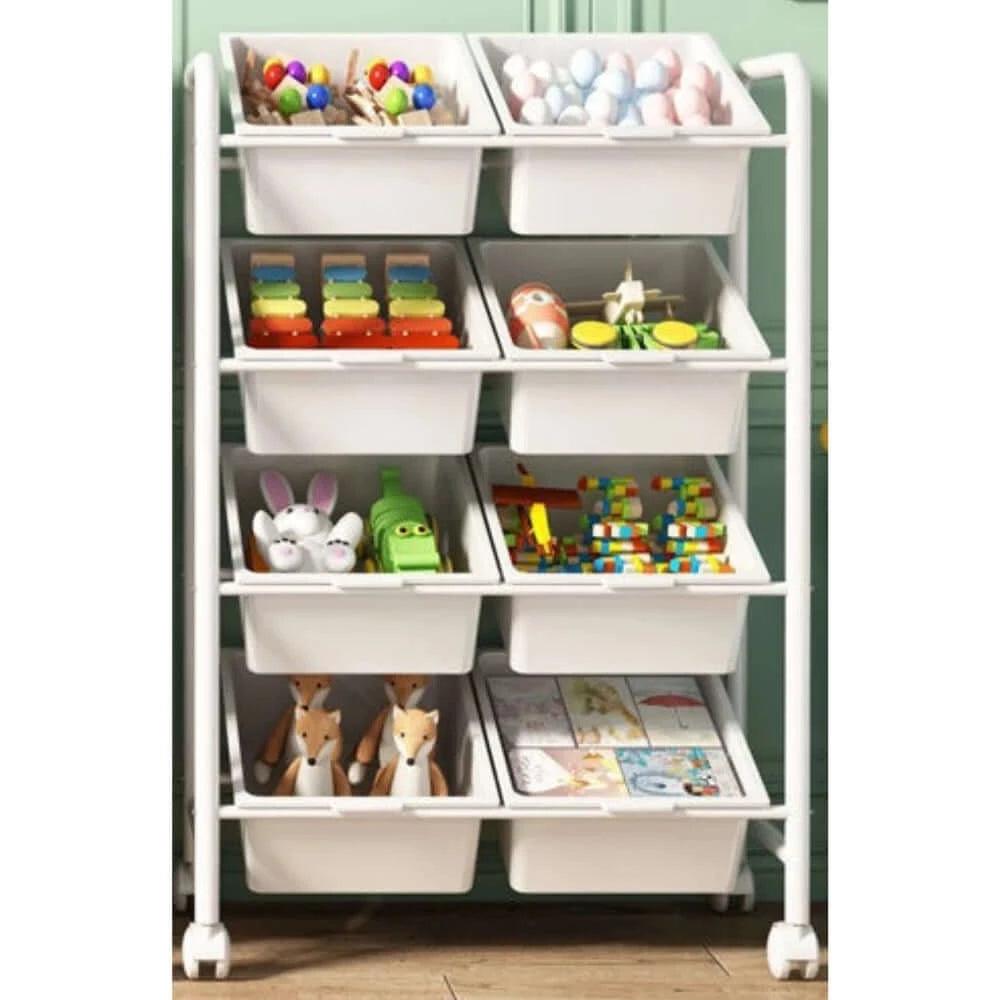 Kids Toys Storage Rack - 8 Drawers
