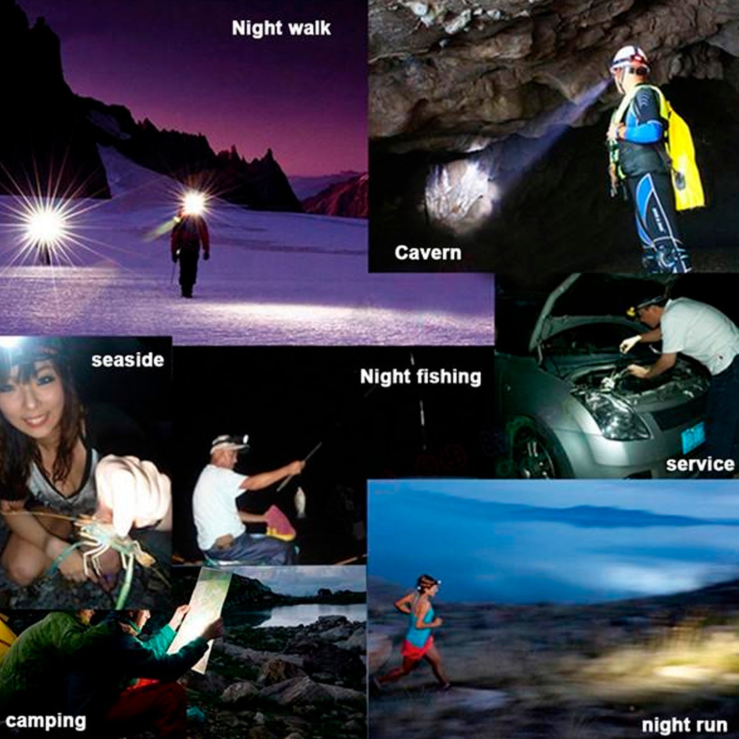 Head Lamp 15 Led Long Range Rechargeable Headlamp Adjustment Lamp Use For Farmers. Fishing. Camping. Hiking. Trekking. Cycling