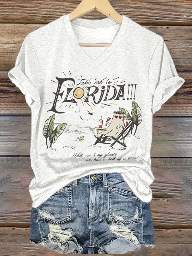 Women's Florida Strong Print T-Shirt