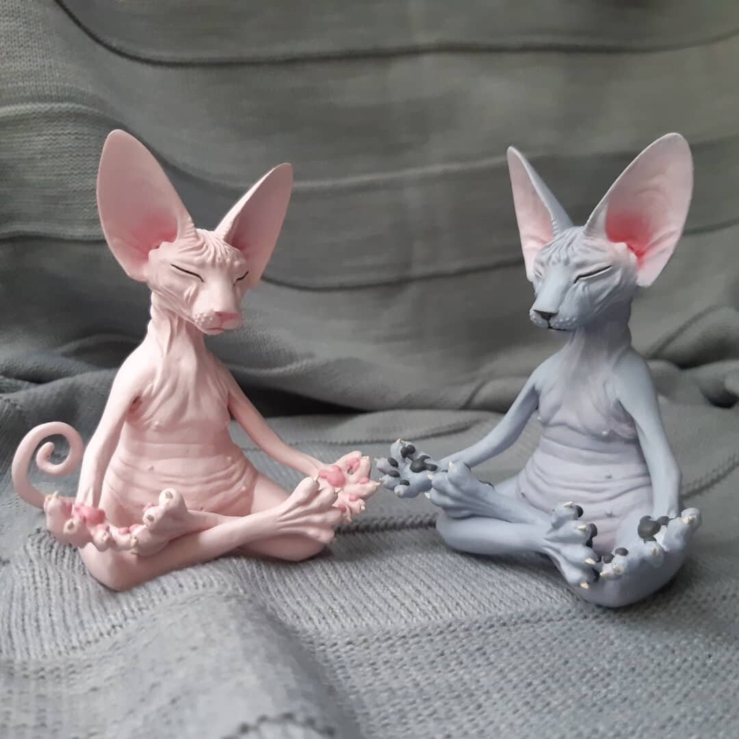 🔥 Promotion🔥😻Sphynx Cat Meditate Yoga(BUY 2 FREE SHIPPING)