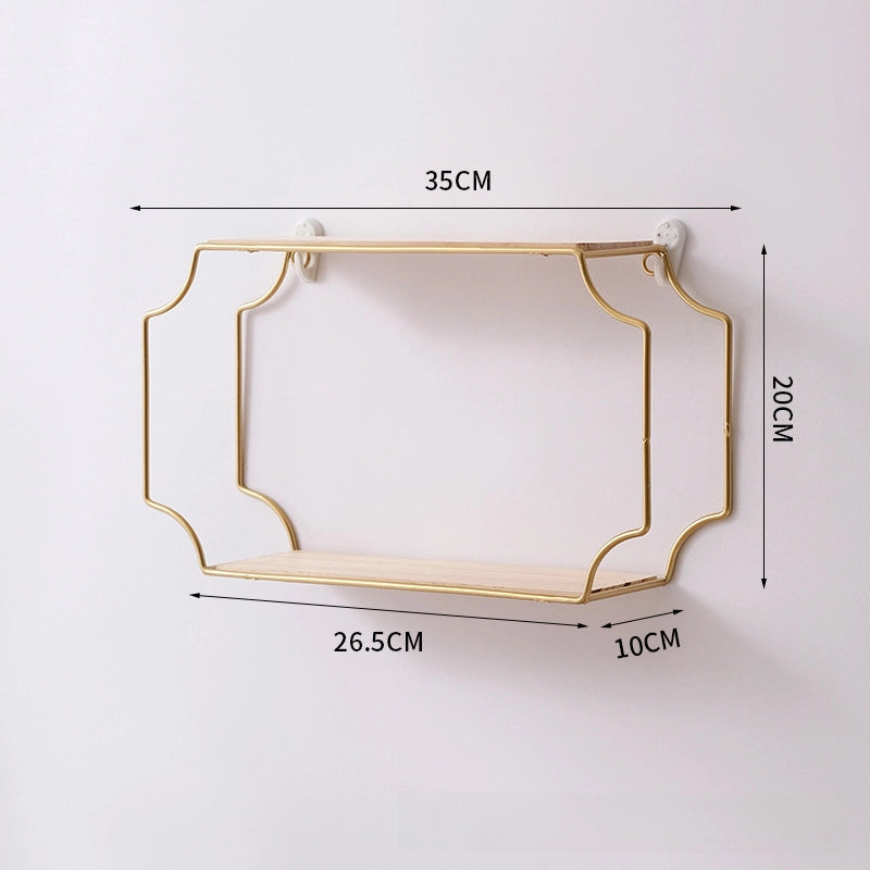 Cover Three-Wall Storage Rack Living Room Dining Room Wall Decoration Rack Wall Home Wall Hanging Bathroom Storage Rack