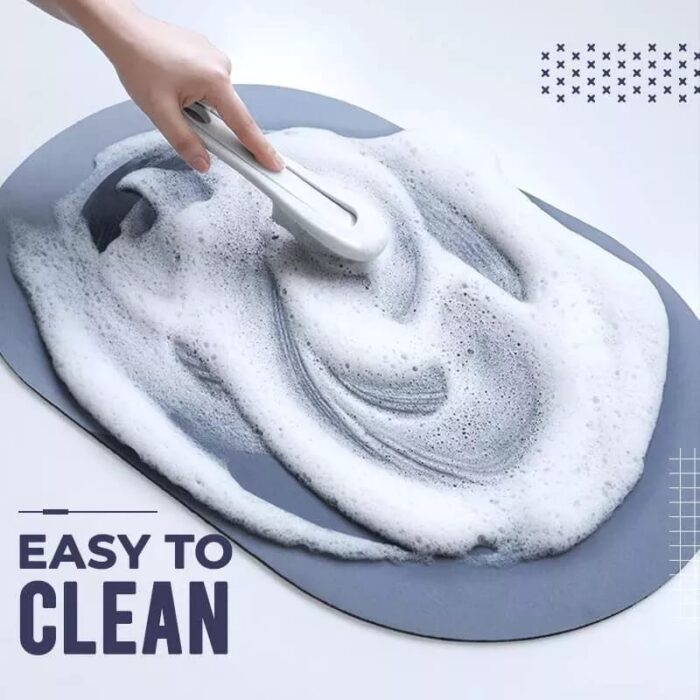 BATH MAT WATER ABSORBENT NON-SLIP OVAL SHAPE