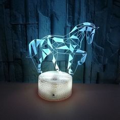 Horse Night Light 3D Lamp