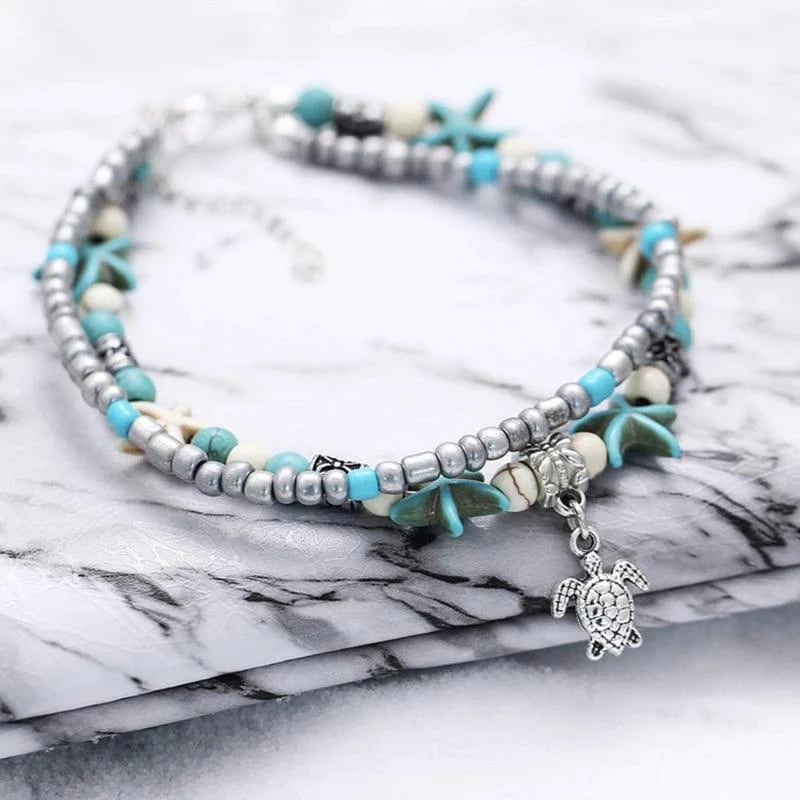 Bracelet de Cheville Tortue de Mer